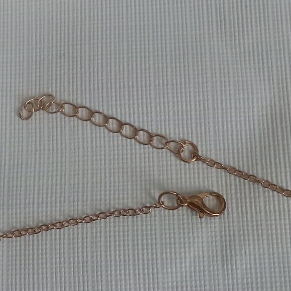 Gold Toned Lightweight Snake Shaped Pendant Dainty Adjustable Fashion Necklace - Picture 8 of 8